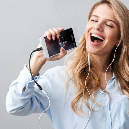 Audioadapter Lightning - 3,5 mm Acefast C1-05, Schwarz