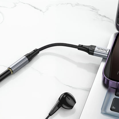 Audioadapter Lightning - 3,5 mm HOCO LS36A, Grau
