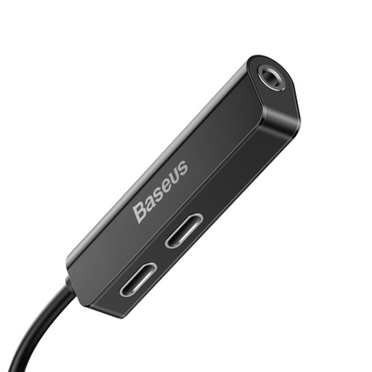 Lightning Audio Adapter - Lightning / 3,5 mm Baseus L52, Schwarz, Wiederverpackt CALL52-01