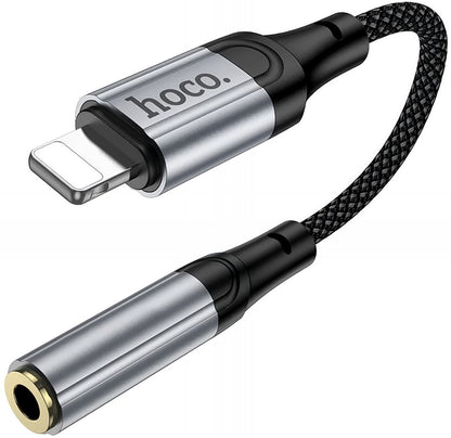 Audioadapter Lightning - 3,5 mm HOCO LS36A, Grau
