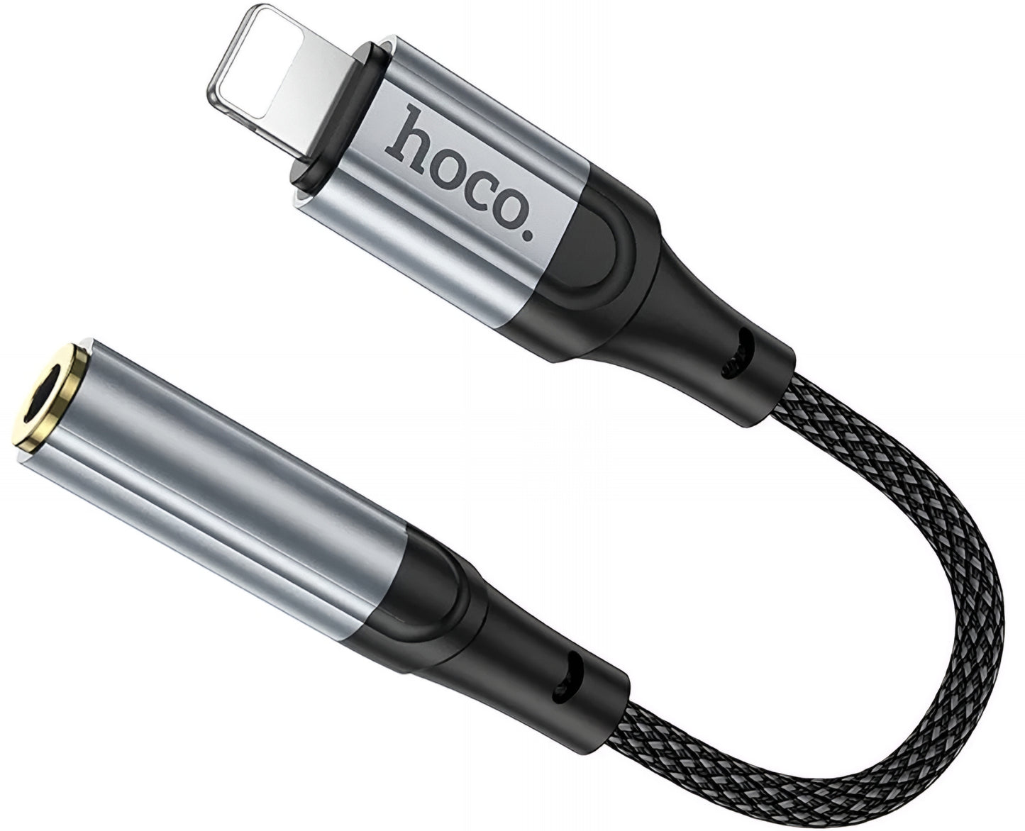 Audioadapter Lightning - 3,5 mm HOCO LS36A, Grau