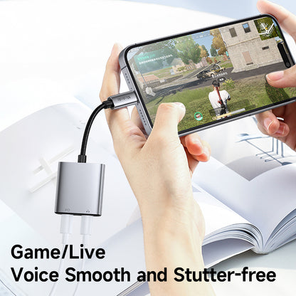 Audio-Adapter Lightning - Lightning / Lightning McDodo CA-5560 Wales, Grau