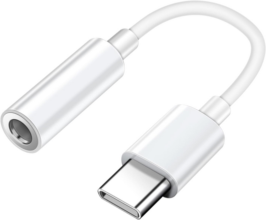 Adaptateur Audio USB-C - 3.5mm Mobeen par Samsung, Blanc GP-TGU023AEAWW