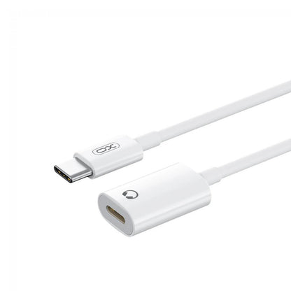 Adaptateur Audio USB-C - Lightning XO Design NB-R268B, Blanc