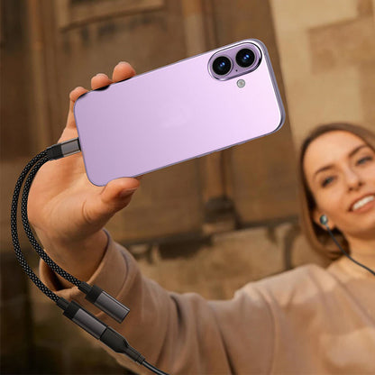 Adattatore Audio USB-C - 2 x USB-C Acefast J14, Nero