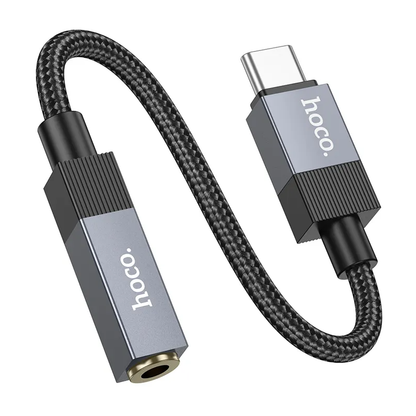 Adaptateur Audio USB-C - 3,5 mm HOCO UPA32C, Noir