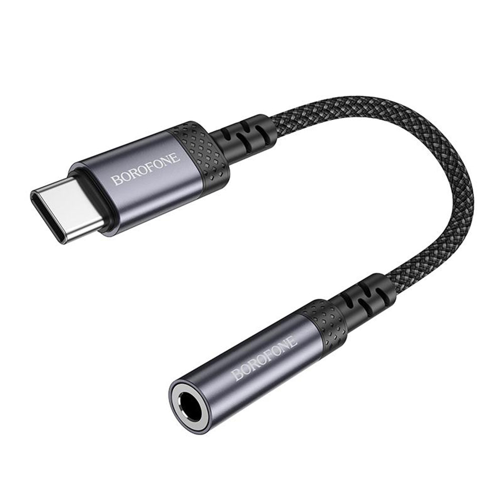 USB-C Audio Adapter - 3,5mm Borofone BV24, Grau
