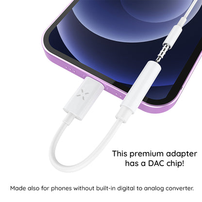 Audio-Adapter USB-C - 3.5mm Fixed, Weiß