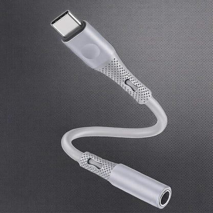 Adaptateur Audio USB-C - 3.5mm Techsuit AC1 SoundFlex, Gris