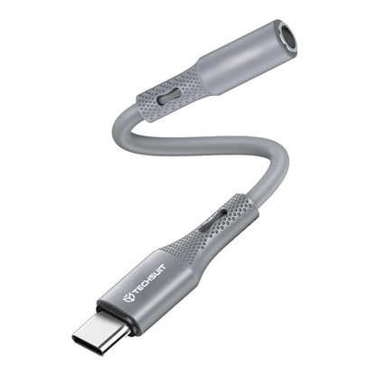 Adaptateur Audio USB-C - 3.5mm Techsuit AC1 SoundFlex, Gris