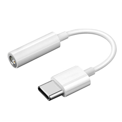 Adaptateur Audio USB-C - 3.5mm Techsuit AC18 MusicBox, Blanc, Lot de 2 pièces