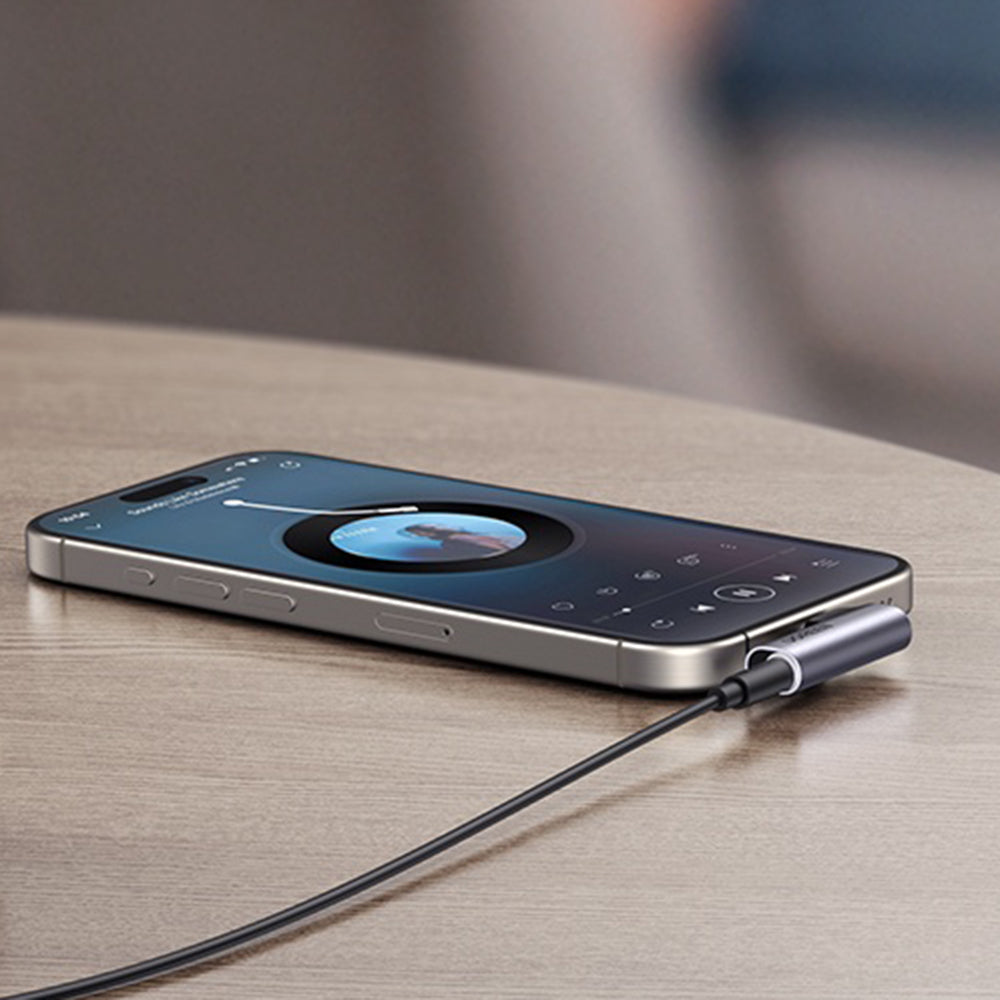 Adattatore Audio USB-C - 3.5mm UGREEN CM460 (20194) Angolato, Grigio