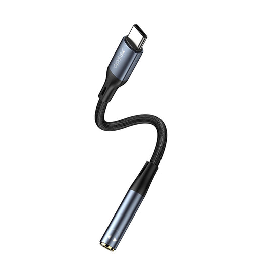 Adaptateur Audio USB-C - 3.5mm Yesido YAU38, Noir