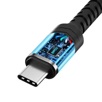 Audioadapter USB-C - 3.5mm BWOO BZ47, Schwarz