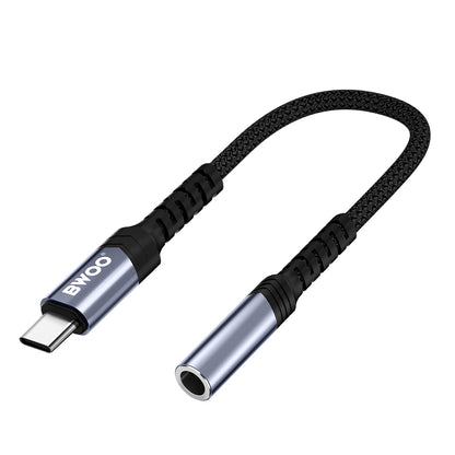 Audioadapter USB-C - 3.5mm BWOO BZ47, Schwarz