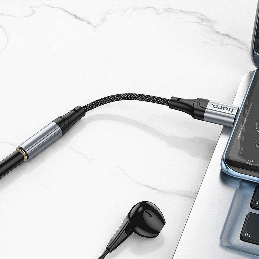 Audioadapter USB-C - 3.5mm HOCO LS36, Grau