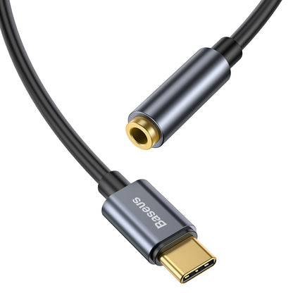 Audio-Adapter 3,5 mm - USB-C Baseus L54, Grau CATL54-0G