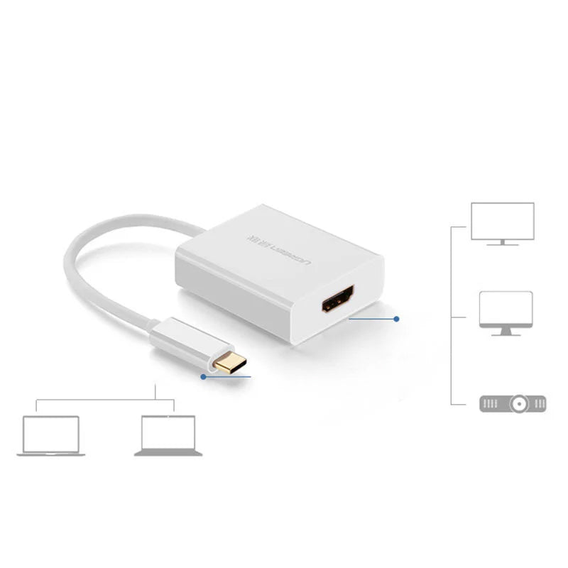 Audio- und Videoadapter USB-C - HDMI UGREEN, Weiß