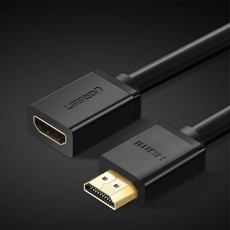UGREEN HD107 Verlängerungsvideokabel, HDMI - HDMI, 4K, 2m, Schwarz