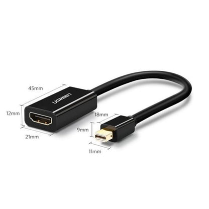 Adaptateur Vidéo UGREEN MD112 (10461), MiniDisplayPort - HDMI, Noir