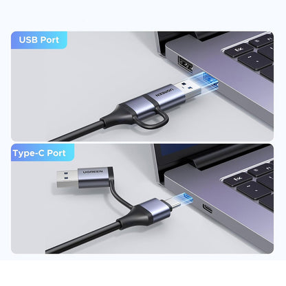 Adattatore Audio e Video USB-A / USB-C - HDMI UGREEN CM629 (15389), Grigio