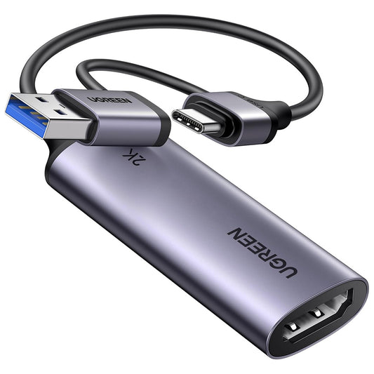 UGREEN CM629 (15389) Gray USB-A / USB-C - HDMI Audio and Video Adapter
