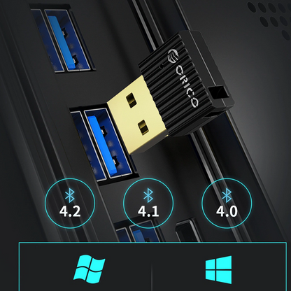 Adattatore Bluetooth USB Orico BTA-53, Nero
