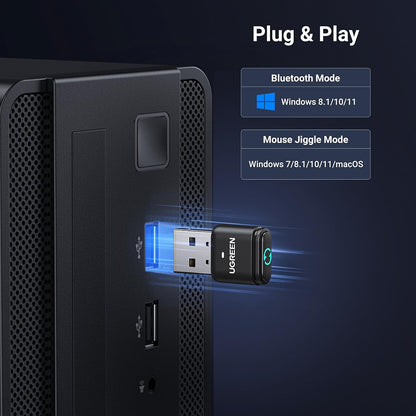 Adattatore Bluetooth USB UGREEN BT301, Nero