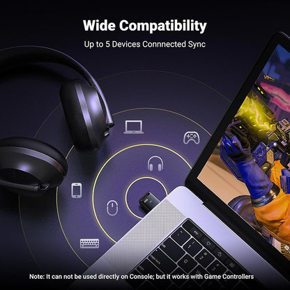 Bluetooth USB Adapter UGREEN CM748 (35058), Schwarz