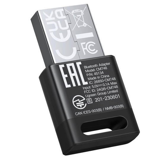 Bluetooth USB Adapter UGREEN CM748 (45134), Schwarz