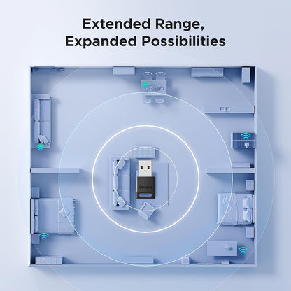 Bluetooth USB Adapter UGREEN CM748 (45134), Schwarz