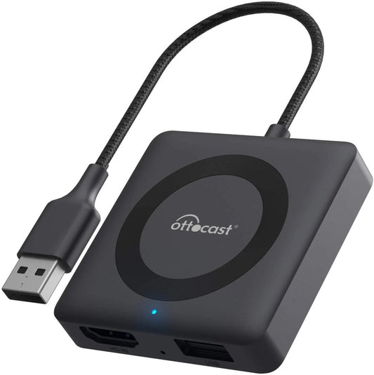 Adattatore Carplay / Android Auto Wireless Ottocast Car TV Mate Max per Apple iPhone / Serie Android CA361-C4