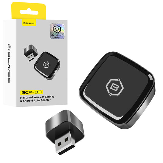 Adattatore Carplay / Android Auto Wireless Blavec BCP-03 per Apple iPhone / Serie Android