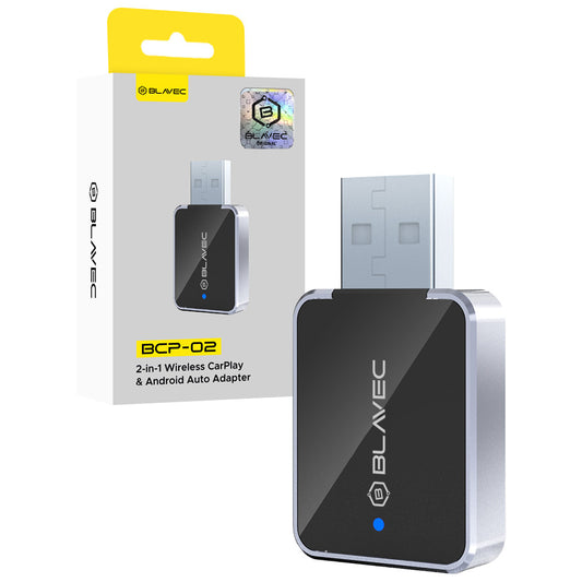 Adattatore Carplay / Android Auto Wireless Blavec BCP-02 per Apple iPhone / Serie Android