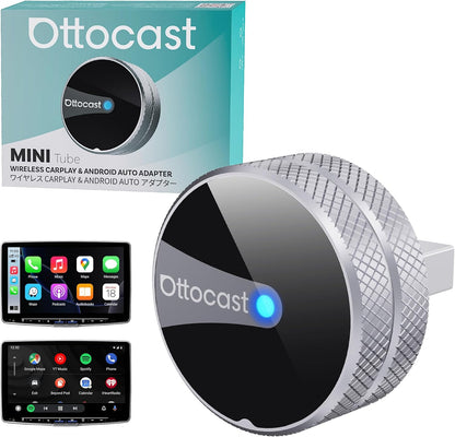 Wireless Carplay / Android Auto Adapter Ottocast Mini Slim Tube for Apple iPhone / Android Series CP88-T4