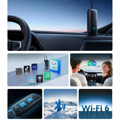 Wireless Carplay / Android Auto Adapter Ottocast Play2Video Ultra for Apple iPhone / Android Series CA515-T