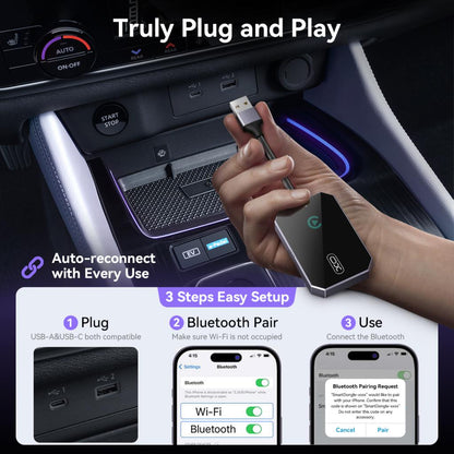 Adattatore Carplay Wireless XO Design CZ016 per Apple iPhone Series
