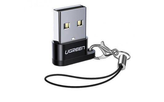 USB-C - USB-A Daten- und Ladeadapter UGREEN US280, Schwarz