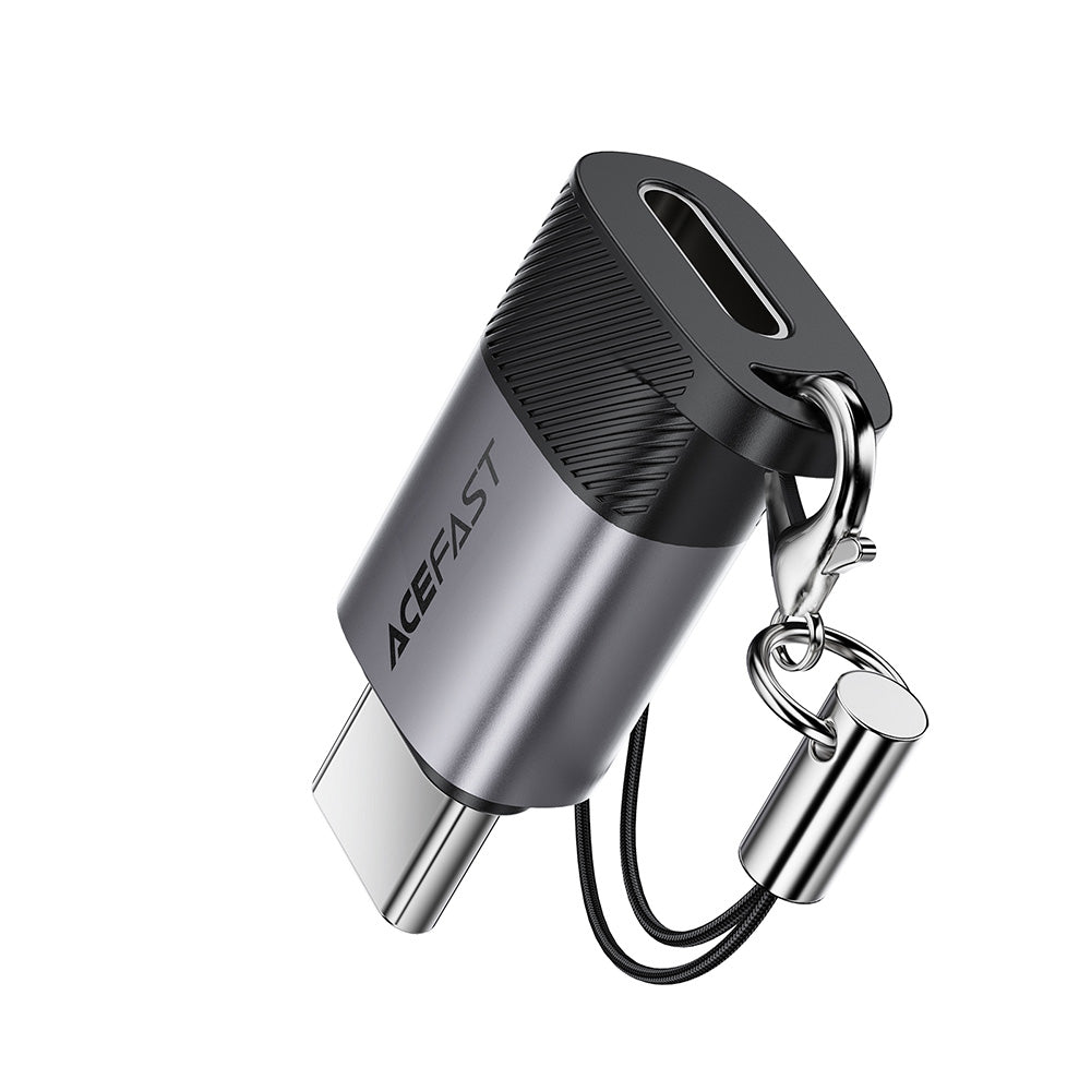 Daten- und Ladeadapter Lightning - USB-C Acefast J19, Grau