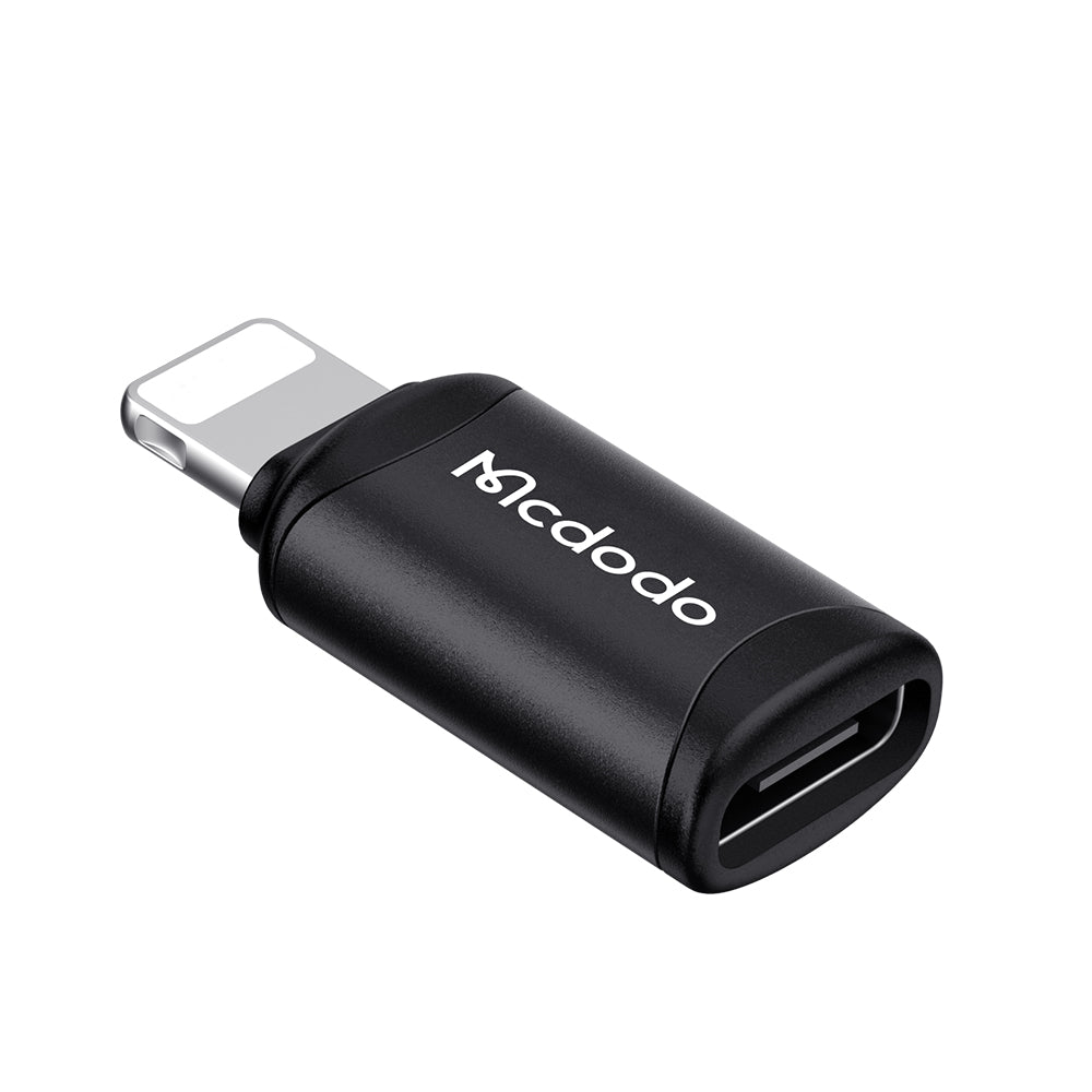 USB-C - Lightning McDodo OT-7680 Daten- und Ladeadapter, Schwarz