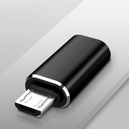 Adattatore Dati e Ricarica USB-C - Lightning / microUSB / USB-A Techsuit A19 TriFlashX 3in1, Nero