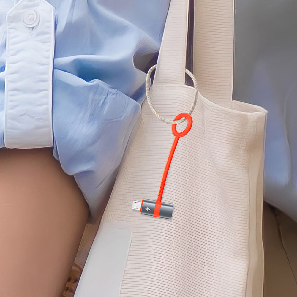 USB-C - microUSB Daten- und Ladeadapter McDodo OT-3820, Grau