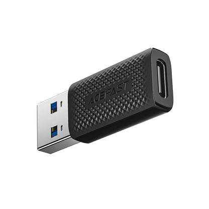 Daten- und Ladeadapter USB-C - USB-A Acefast J2, Schwarz