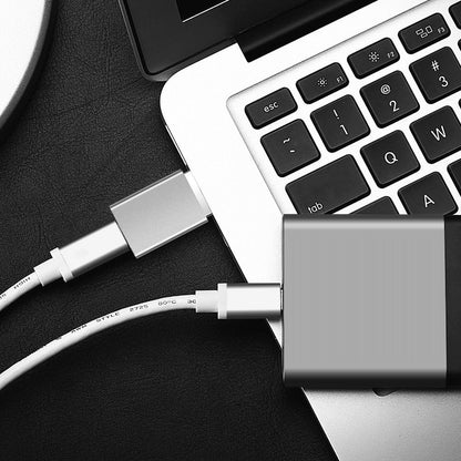 Adattatore Dati e Ricarica USB-C - USB-A Fixed, Grigio
