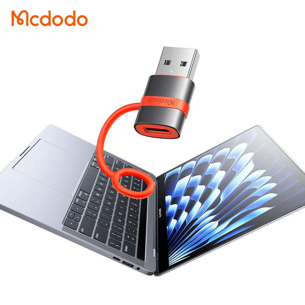 USB-C - USB-A Daten- und Ladeadapter McDodo OT-3800, Grau