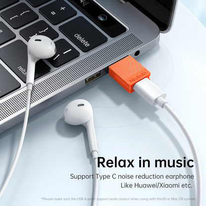 USB-C - USB-A Daten- und Ladeadapter McDodo OT-6550, Orange