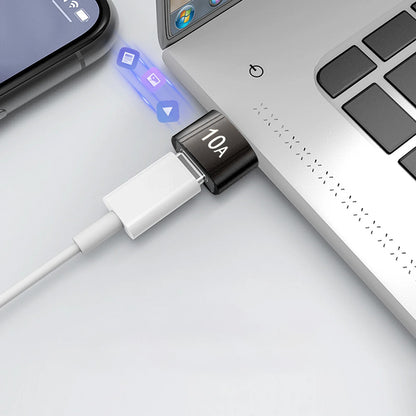 Adattatore Dati e Ricarica USB-C - USB-A Techsuit A7 HyperPort, Nero Arancione
