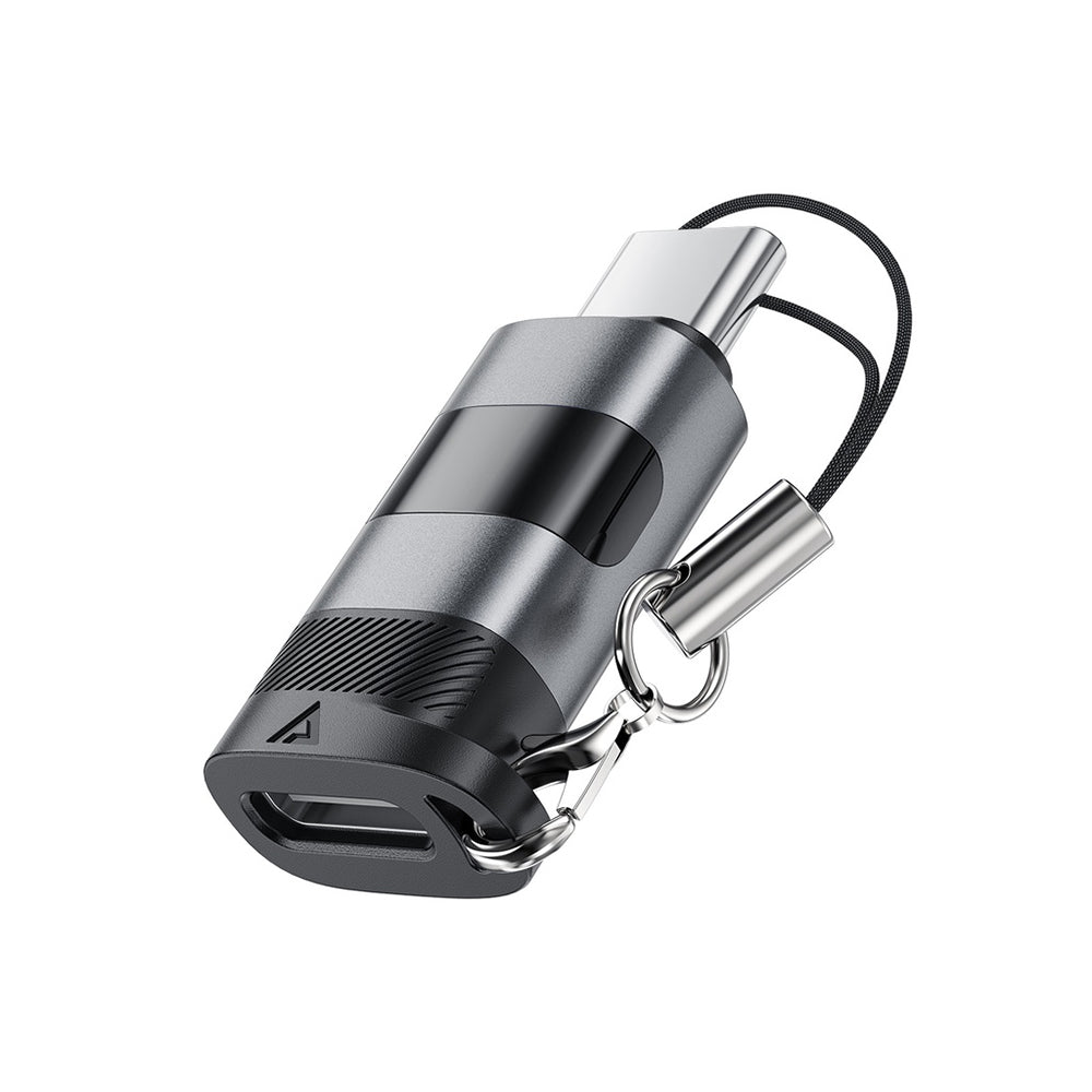 USB-C Daten- und Ladeadapter - USB-C Acefast J9 Display, Grau