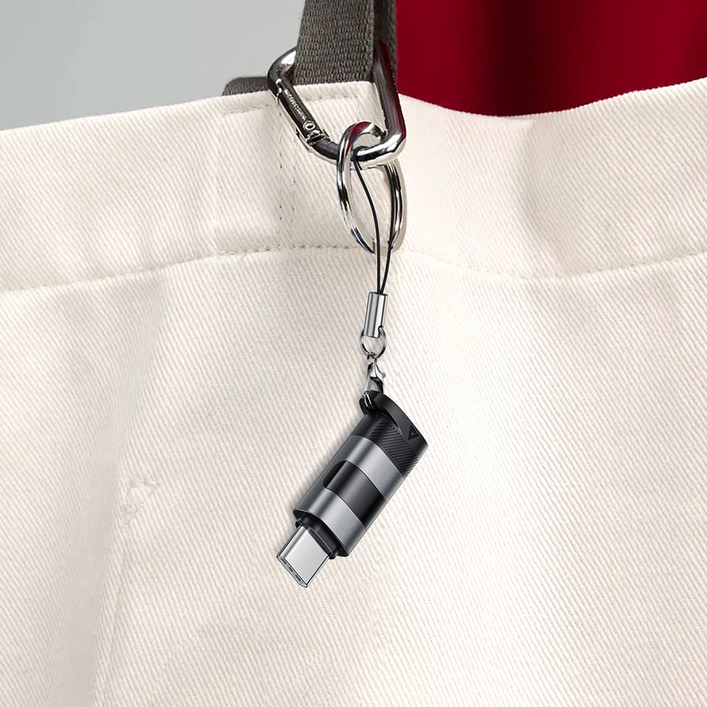 USB-C Daten- und Ladeadapter - USB-C Acefast J9 Display, Grau