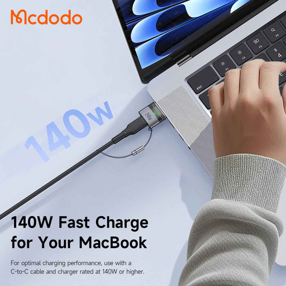 Adaptateur de charge USB-C - MagSafe 3 McDodo OT-8850, Noir